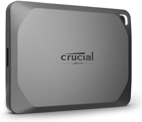 Crucial Crucial X9 Pro 1TB Portable SSD Fast Read Write Water Dust Resistant USB 3.2 External Solid State Drive with Mylio Photos Offer - View 2 of 7
