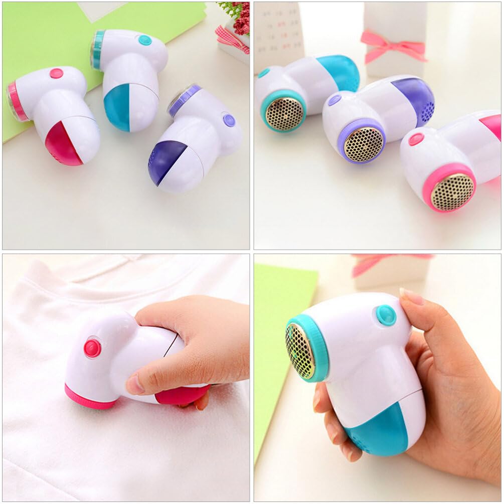 Hemoton Hemoton 3pcs Electric Fabric Shaver Mini Lint Remover Sweater Pill and Fuzz Remover for Clothes and Garments - View 8 of 9