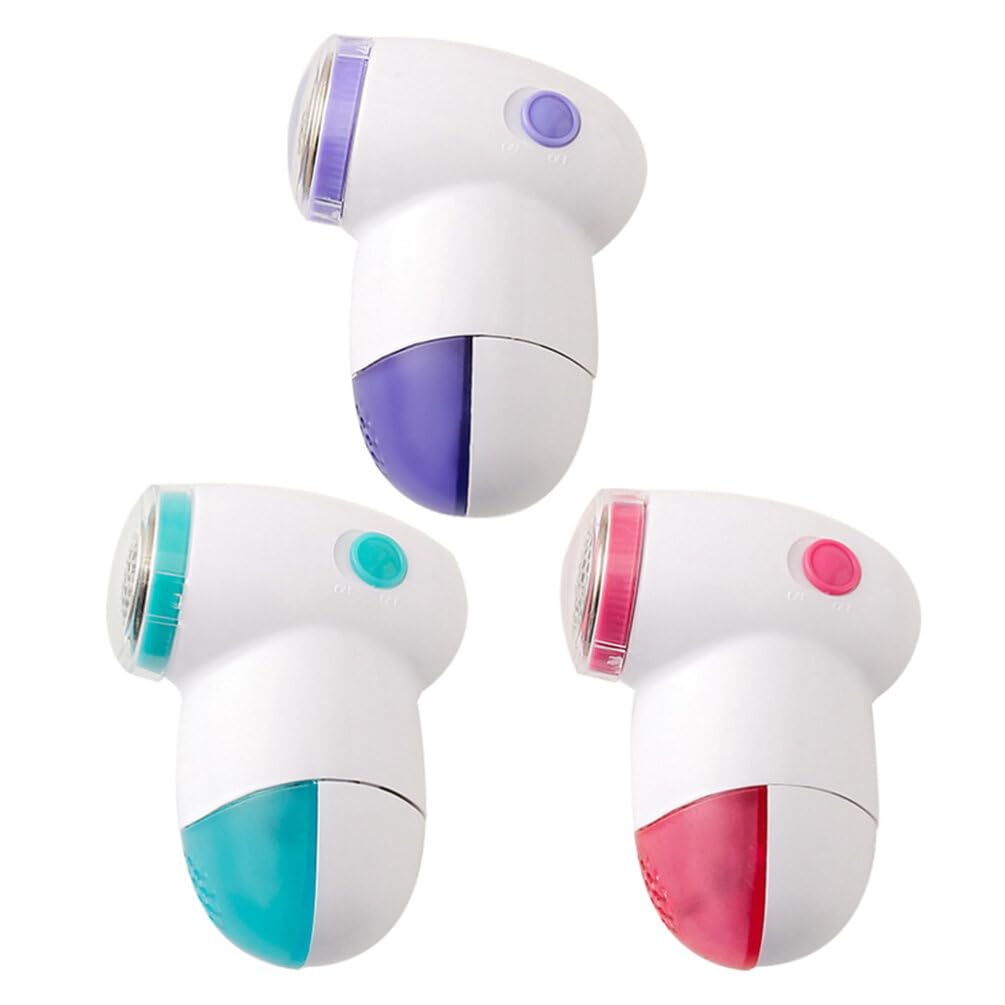 Hemoton Hemoton 3pcs Electric Fabric Shaver Mini Lint Remover Sweater Pill and Fuzz Remover for Clothes and Garments