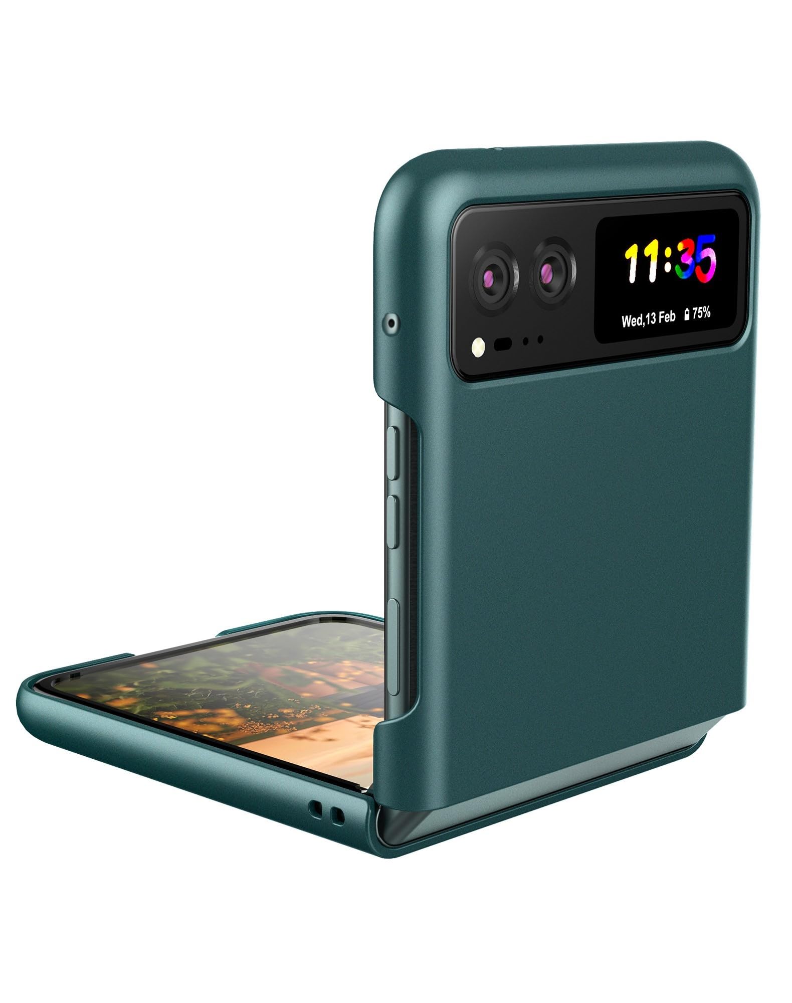 Cresee Cresee Thin Hard Phone Case for Motorola Razr 2023 in Green Durable Protection for Moto Razr 2023 - View 4 of 7