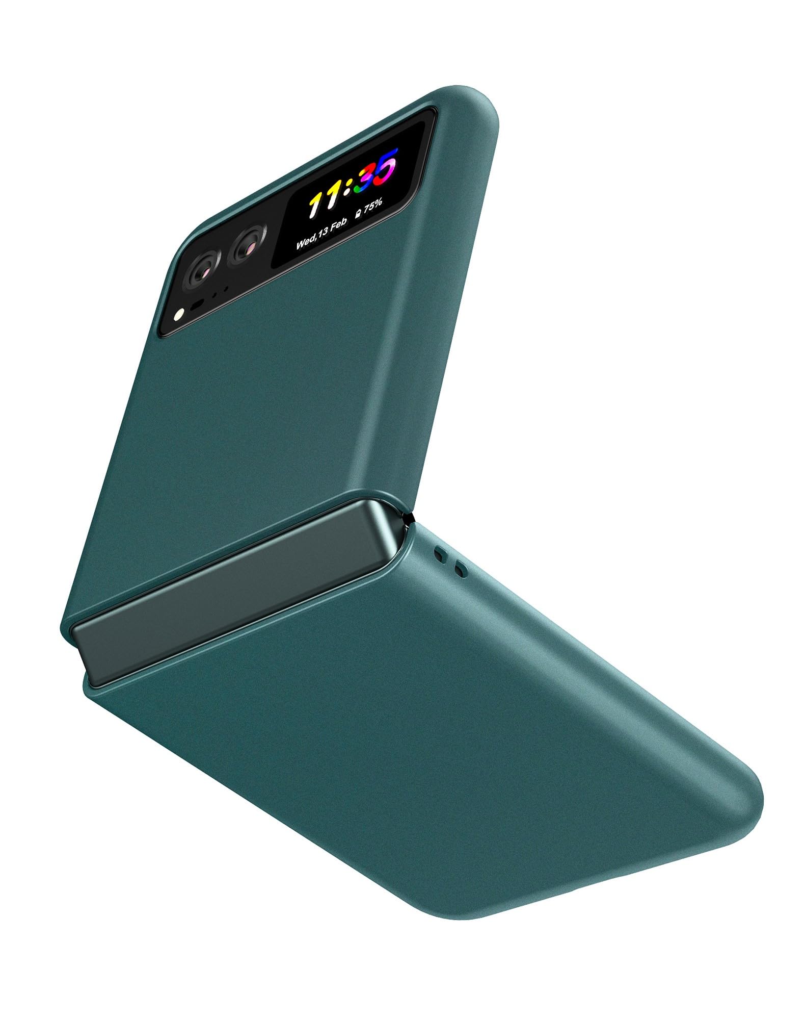 Cresee Thin Hard Phone Case for Motorola Razr 2023 in Green Durable Protection for Moto Razr 2023