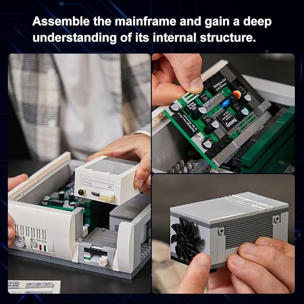 BRICKKK BRICKKK Computer Building Set for Adults Unique Retro Display Model Construction Kit Creative Gift Idea for Hobbyists - View 6 of 9