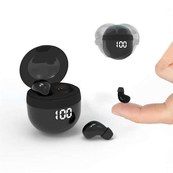 Xmenha Small Invisible Bluetooth Earbuds: Discreet, Wireless, and Perfect for Work - View 2 of 8