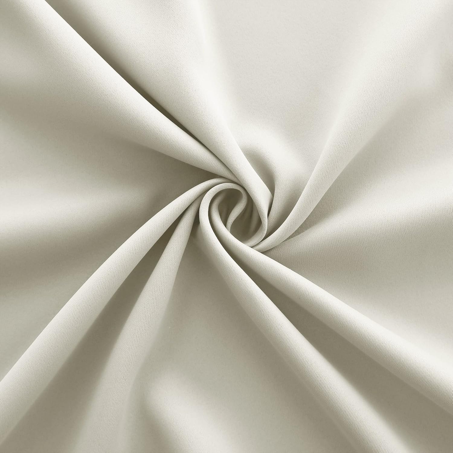 KOUFALL KOUFALL Light Beige Cream Curtains 84 Inches Long Room Darkening Thermal Insulated Drapes 72 Inch Wide 2 Panels Set for Living Room - View 8 of 9