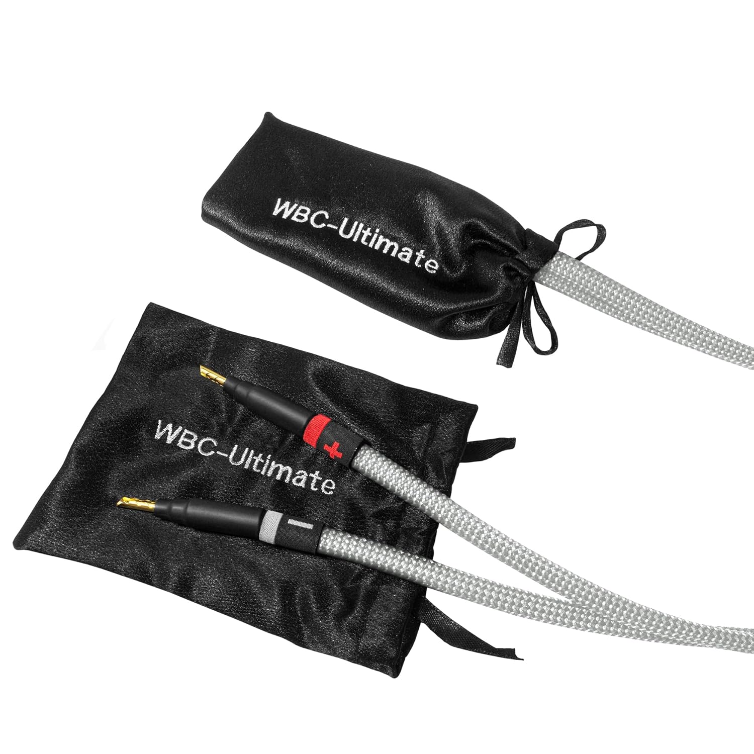 WORLDS BEST CABLES Worlds Best Cables 8 Foot Ultimate 12 AWG Ultra Pure OFC Premium Audiophile HiFi Speaker Cable Pair with Eminence Gold Banana Plugs - View 5 of 8