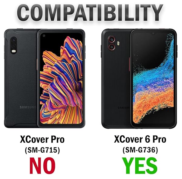 Nakedcellphone Rugged Clip Case for Galaxy XCover 6 Pro - Nakedcellphone Camo Grip Cover with Stand & Belt Holster - View 9 of 11