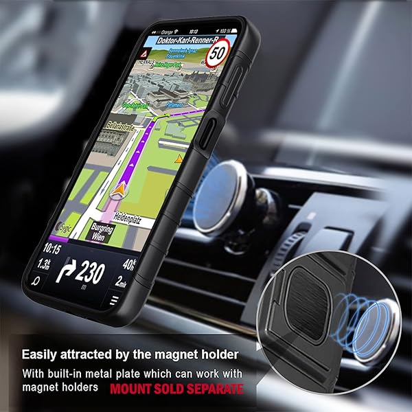 Nakedcellphone Rugged Clip Case for Galaxy XCover 6 Pro - Nakedcellphone Camo Grip Cover with Stand & Belt Holster - View 10 of 11