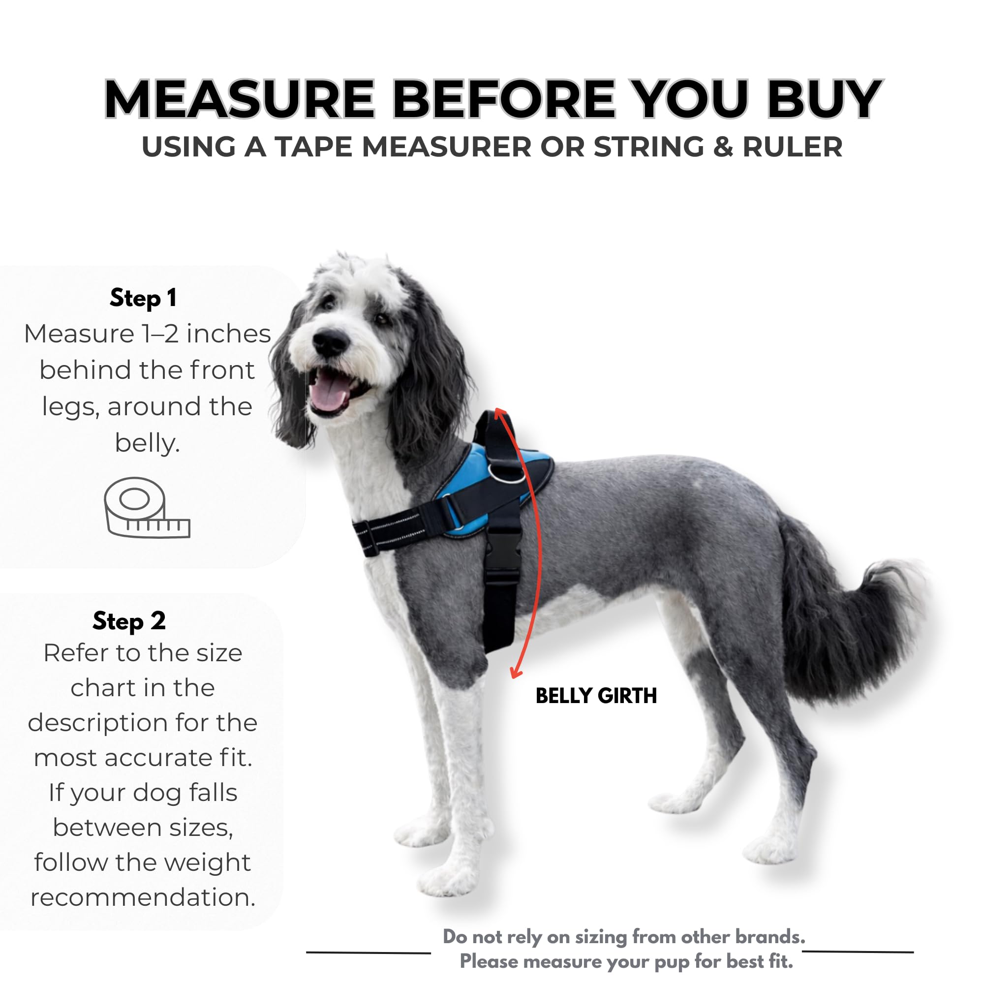 SHAWNCO ShawnCo Essential Dog Harness No Pull Vest with 3 Leash Clips Adjustable Padded Reflective for Easy Walking and Training for All Dog Sizes Orchid XL - View 5 of 9