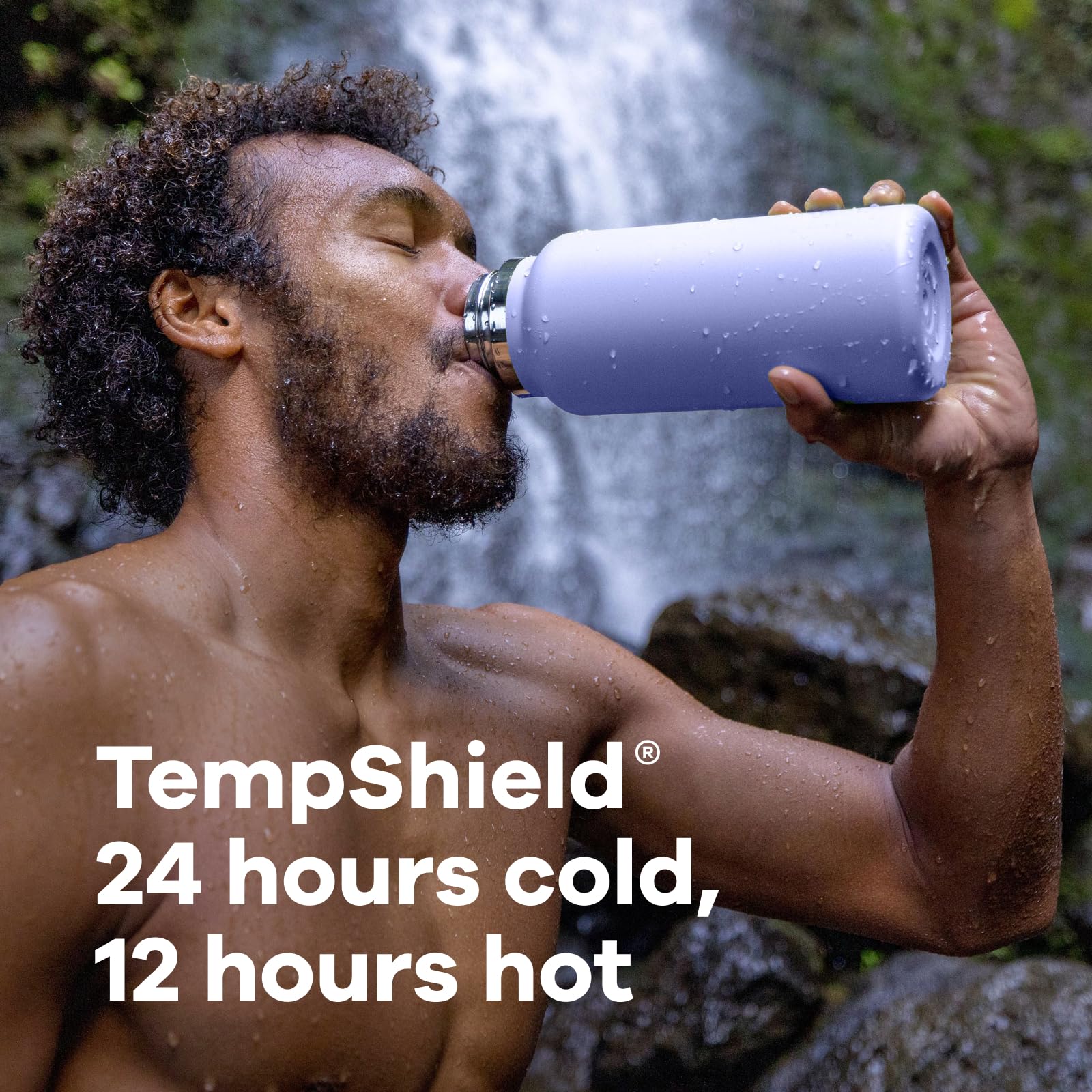 Hydro Flask Hydro Flask Wide Flex Cap Agave 20 Oz Durable Insulated Water Bottle for Outdoor Adventures - View 2 of 7