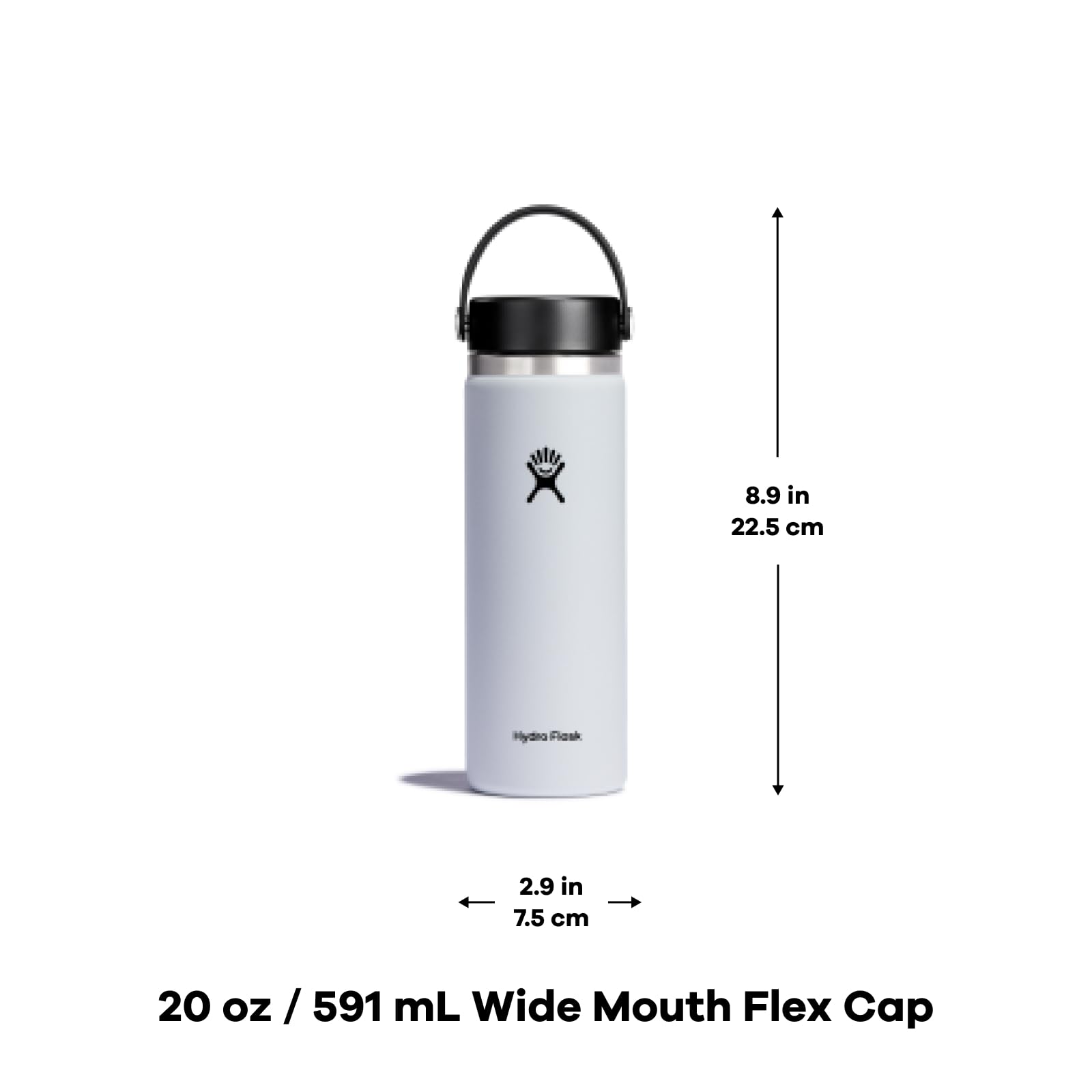 Hydro Flask Hydro Flask Wide Flex Cap Agave 20 Oz Durable Insulated Water Bottle for Outdoor Adventures - View 5 of 7