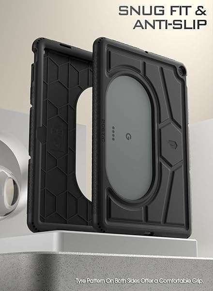 Poetic "Poetic TurtleSkin 11" Google Pixel Tablet Case: Heavy Duty, Shockproof, Kids-Friendly Silicone Cover" - View 3 of 7