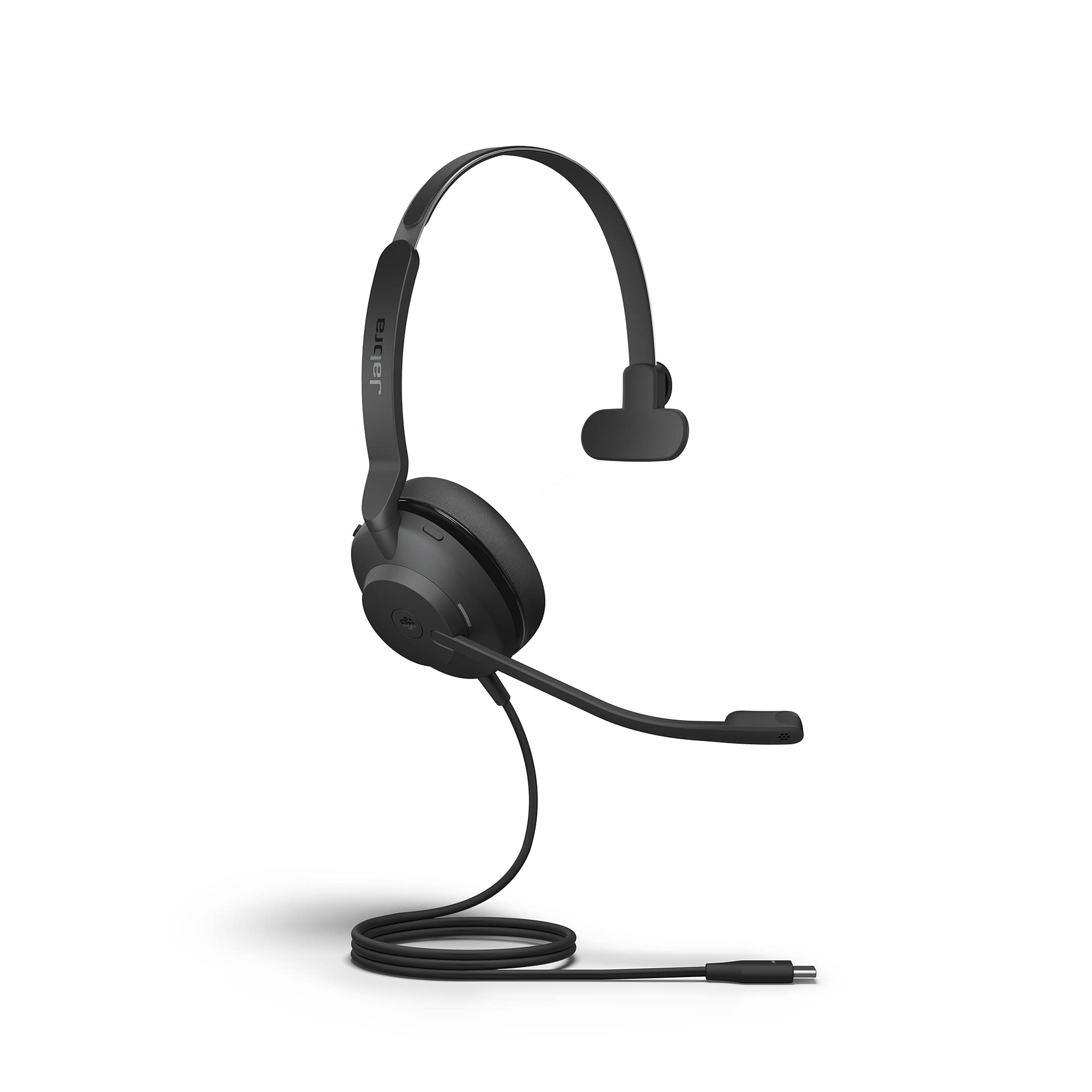 Jabra Evolve2 30 SE Wired Mono Noise Cancelling Headset with 2-Microphone Technology USB-C MS Teams Certified Black