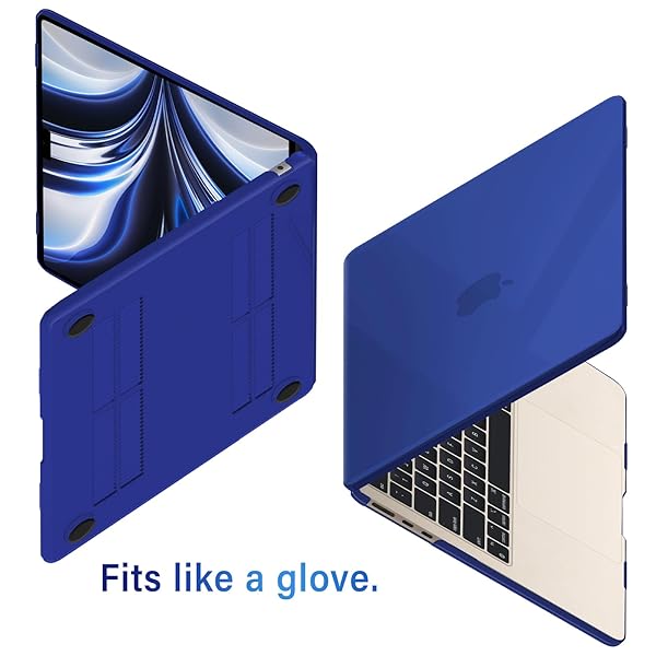IBENZER IBENZER Hardshell Case Keyboard Cover Screen Film for 2022 2023 2024 2025 MacBook Air 13 inch Crystal Navy Blue KK-CYNV+2 - View 8 of 11