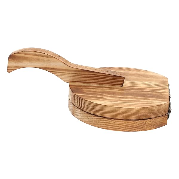 FELTECHELECTR FELTECHELECTR Wooden Dumpling Press Tool for Easy Dumpling Wrappers Ideal for Pierogi Ravioli Wonton and Tortillas