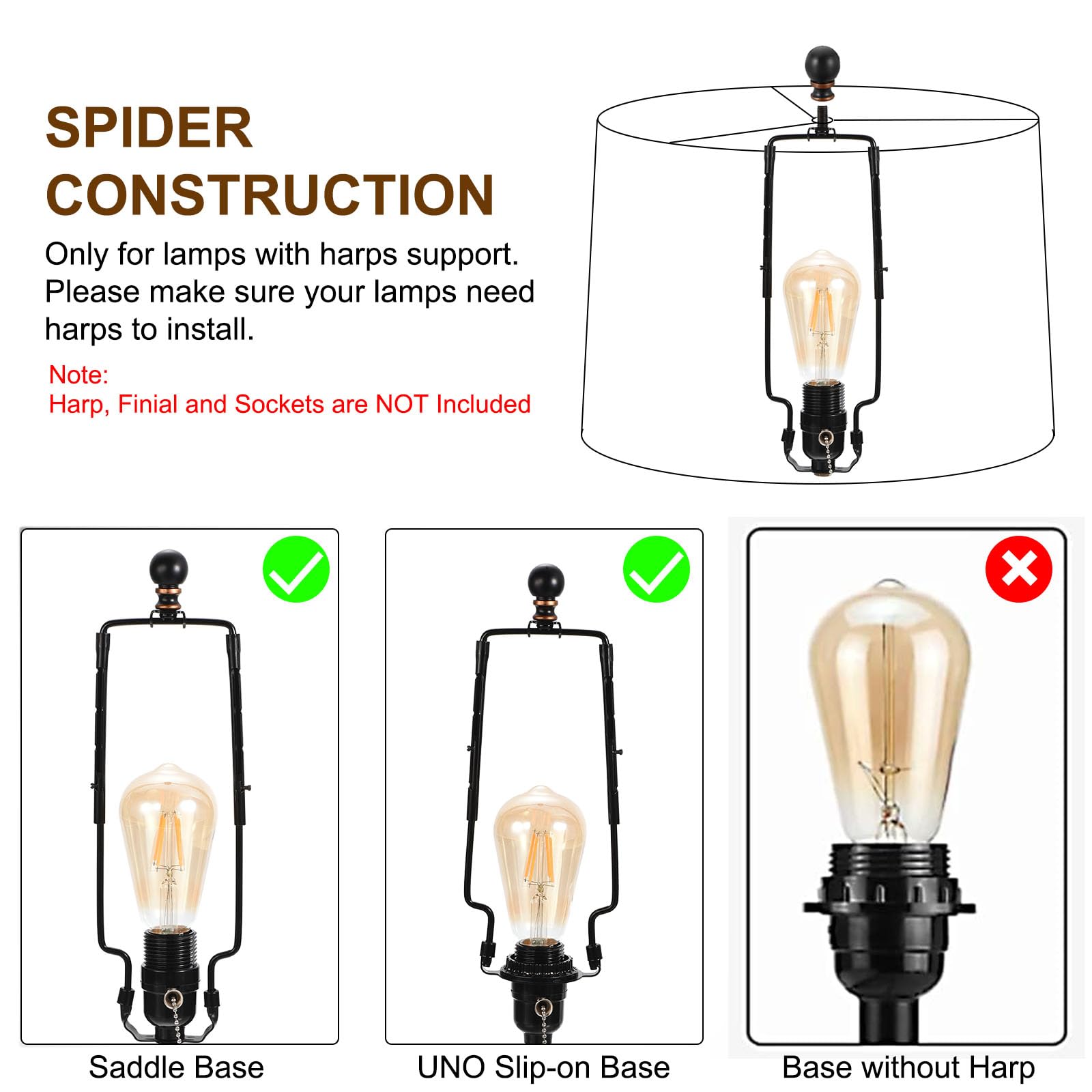 PATIKIL PATIKIL Set of 2 Gray Drum Lamp Shades for Table and Floor Lamps Easy Assembly Medium Linen 11.4" Top 12.6" Bottom 9.8" High - View 5 of 7