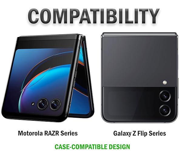 Nakedcellphone Case-Compatible Vegan Leather Pouch for Motorola RAZR+ 2024/2023 Flip Phone - Holster with Belt Loop & Magnetic Closure - View 9 of 11