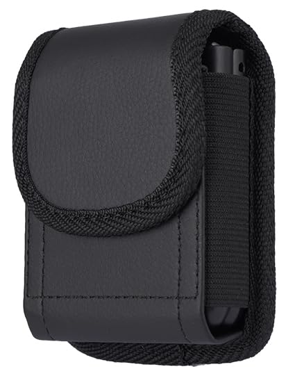 Nakedcellphone Case-Compatible Vegan Leather Pouch for Motorola RAZR+ 2024/2023 Flip Phone - Holster with Belt Loop & Magnetic Closure - View 11 of 11
