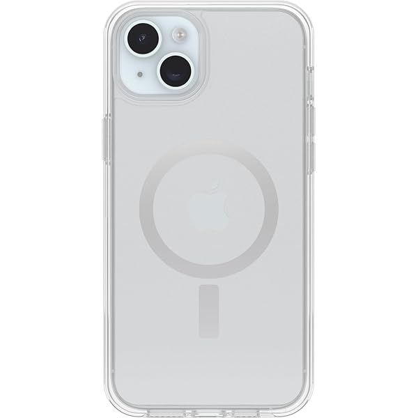 OtterBox OtterBox Symmetry Series Clear Case for iPhone 15 Plus and 14 Plus with MagSafe Compatibility and Raised Edges for Camera and Screen Protection - View 4 of 6