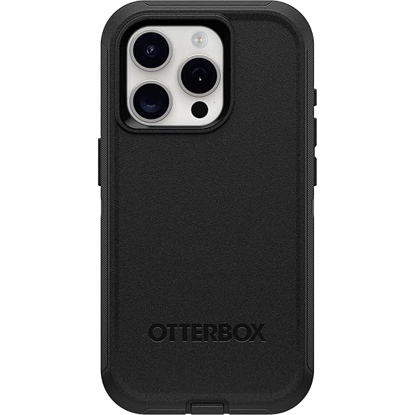 OtterBox OtterBox iPhone 15 Pro Defender Series Case Black Rugged Durable with Port Protection and Holster Clip for Business Customers - View 2 of 8