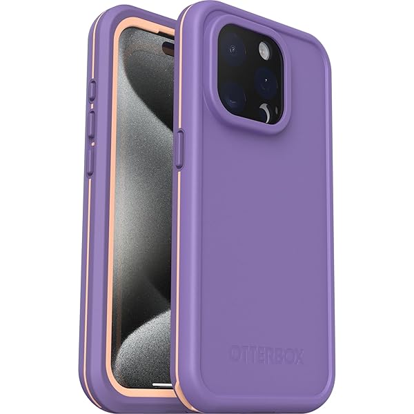 OtterBox Otterbox Fre MagSafe Case for iPhone 15 Pro in Plum US Military MIL Standard Protection - View 2 of 7