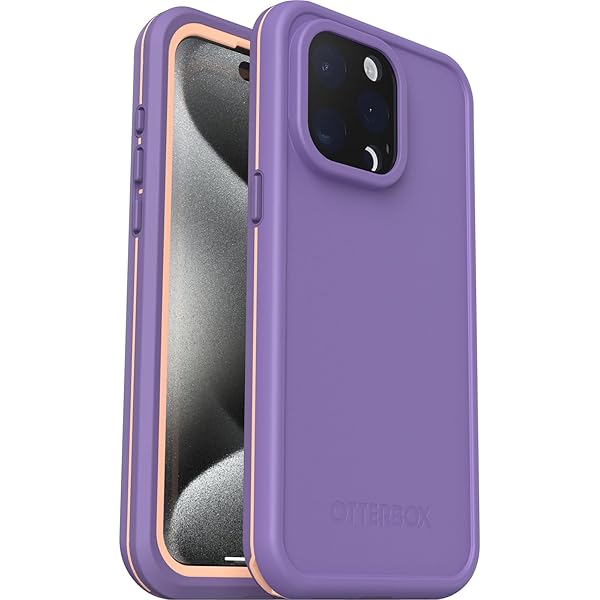 OtterBox Otterbox Fre MagSafe Case for iPhone 15 Pro Max Plum US Military MIL Standard Protection - View 2 of 7