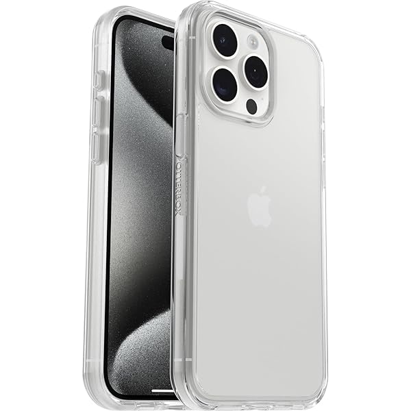 OtterBox OtterBox iPhone 15 Pro MAX Symmetry Clear Case Ultra Sleek Wireless Charging Compatible with Raised Edges for Camera and Screen Protection - View 2 of 6