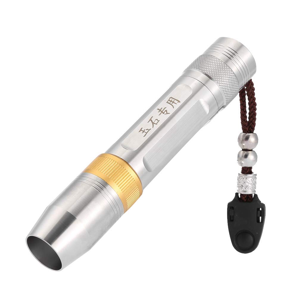 Natudeco Natudeco 3 in 1 Flashlight Jewelry Identification Lights Portable Handheld Torch for Jade and Money Testing Yellow White Lamp