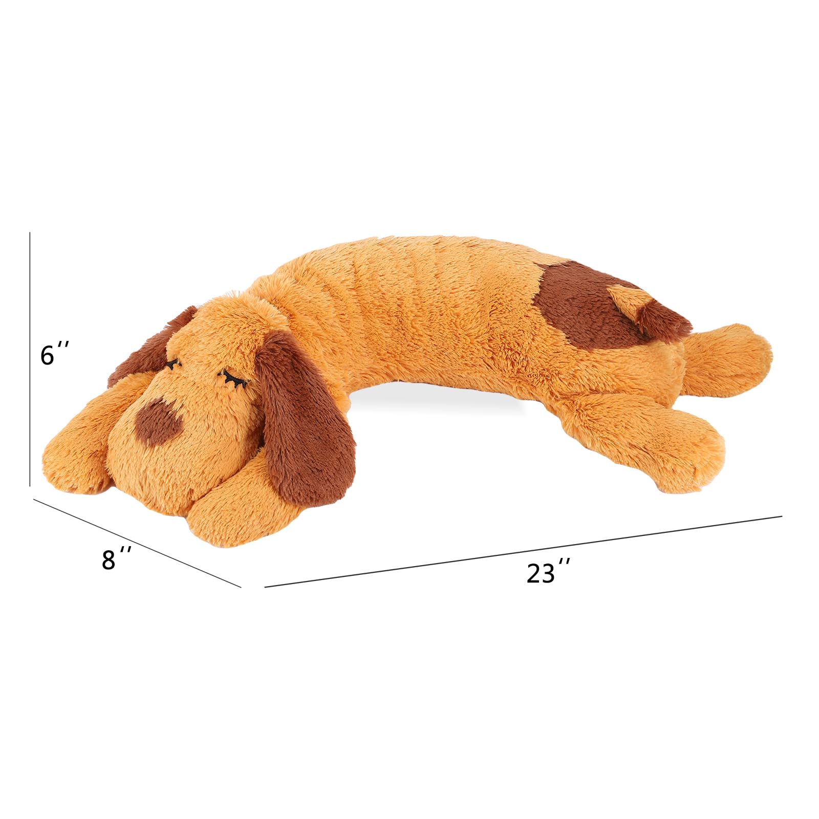 WEOK WEOK Heartbeat Puppy Toy Comfort Cuddler Pillow for Dog Anxiety Relief and Calming Sleep Aid for Pets - View 9 of 9
