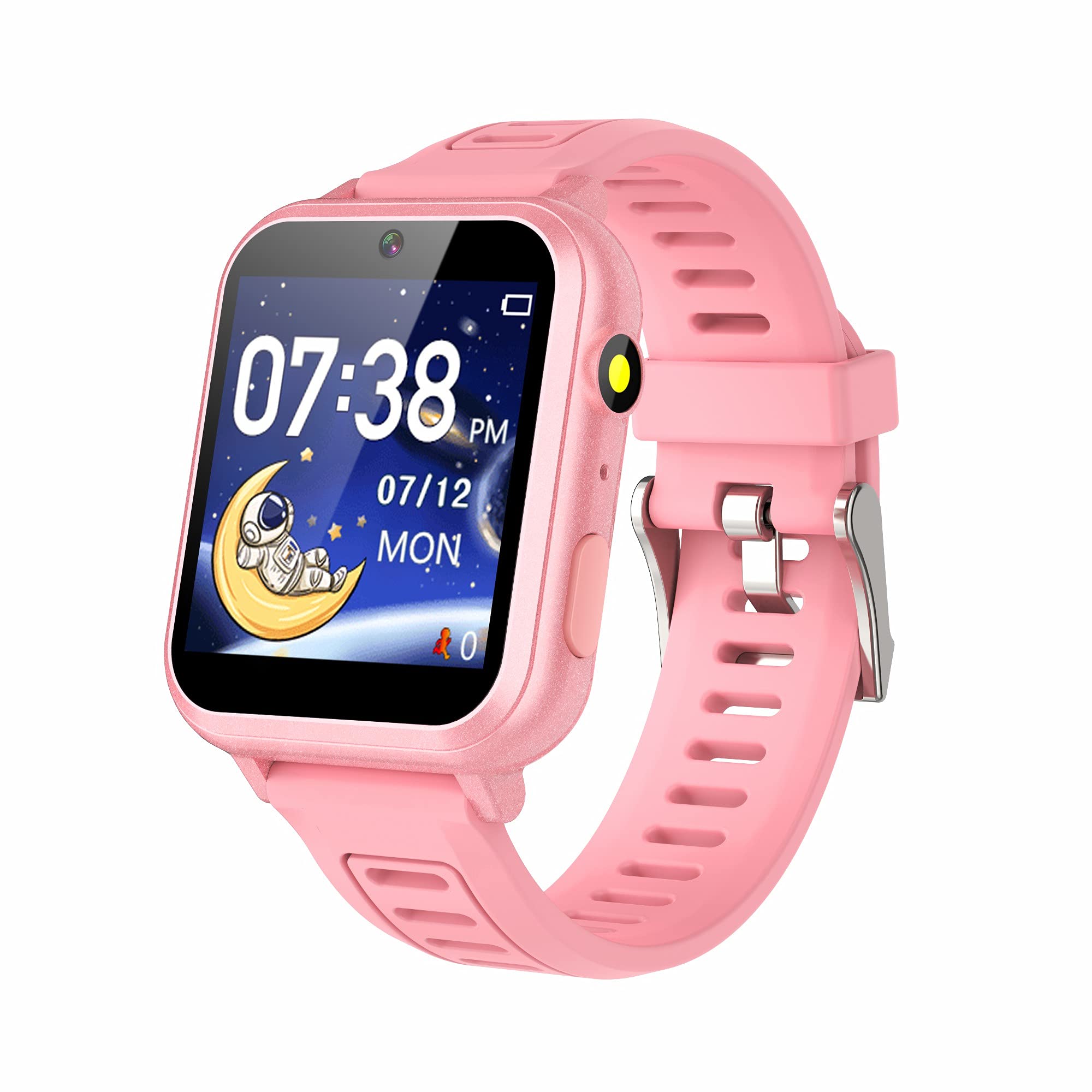 Jwatch Jwatch Kids Smart Watch for Boys and Girls 6-12 with Pedometer Audio Book Camera Music Player Perfect Birthday and Christmas Gift Pink