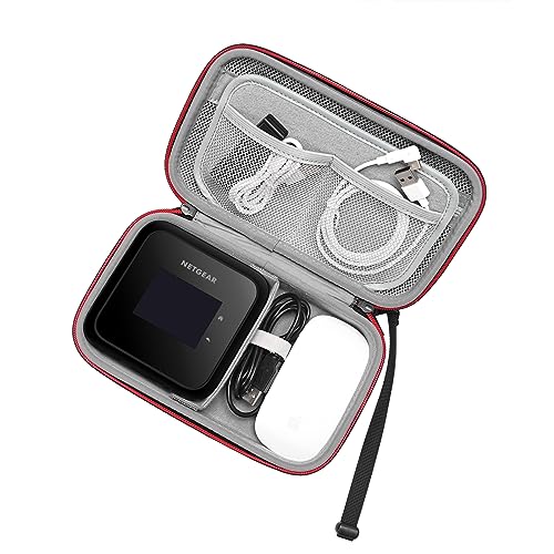RLSOCO Case for NETGEAR Nighthawk Mobile Hotspot Router M6 M7 Pro M1 M6 Pro M5 M2 M3 MR6110 MR1100 MR6150 MR6500 MR5200 MR6550 Black