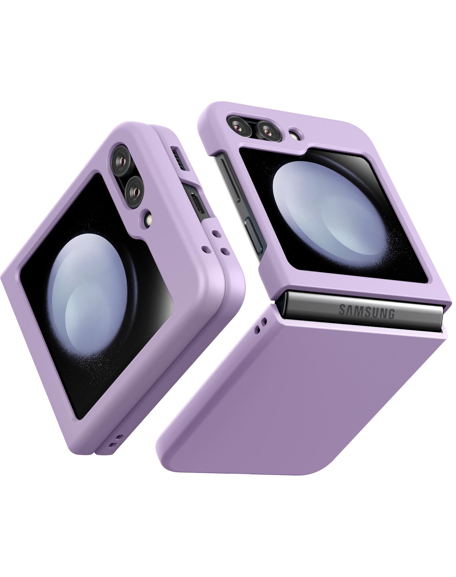 Cresee Cresee Thin Hard Matte Phone Case for Samsung Galaxy Z Flip 5 2023 in Lilac - View 7 of 7