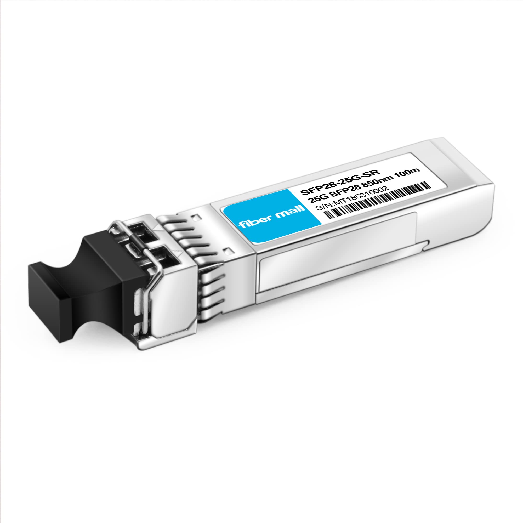 fiber mall 25G SFP28 SR Compatible with Fortinet FN-TRAN-SFP28-SR 25GBASE-SR 850nm 100m DOM LC MMF Optical Transceiver Module - View 5 of 5