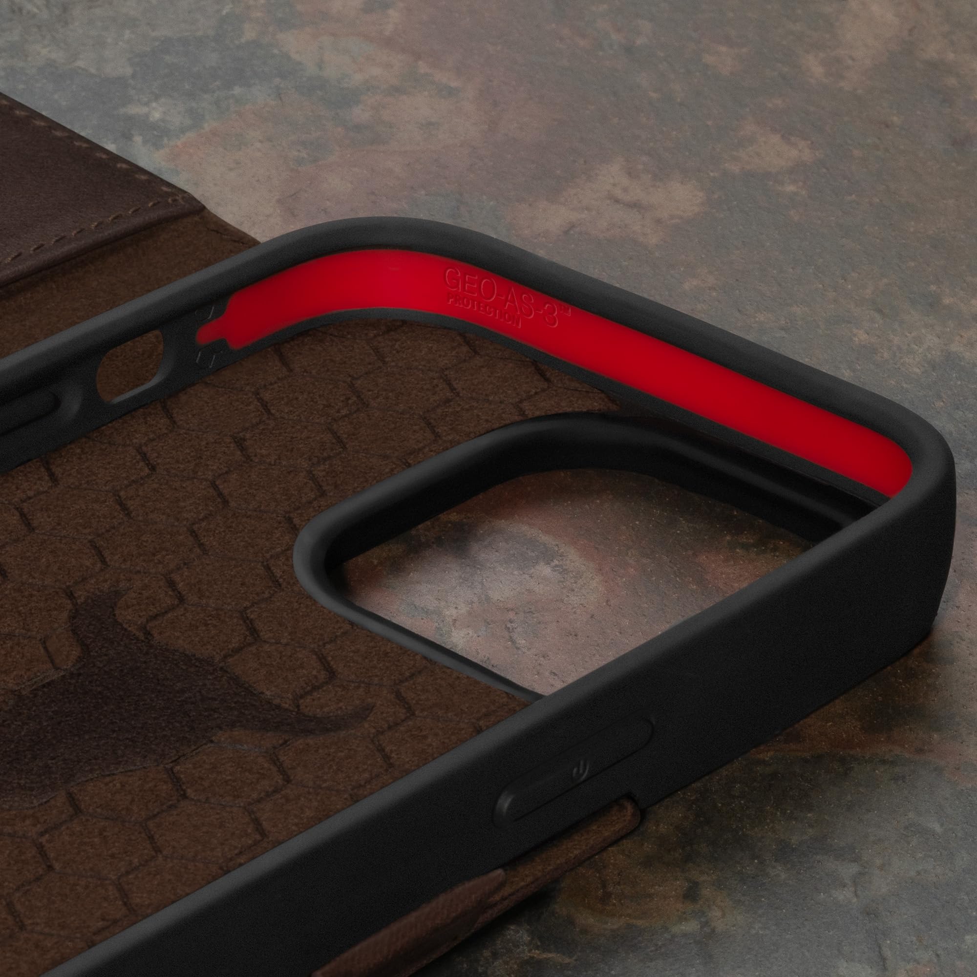 TORRO Premium Leather Case for iPhone 15 Pro 6.1" Genuine Leather Wallet Flip Folio with Kickstand and Card Slots Dark Brown - View 6 of 8