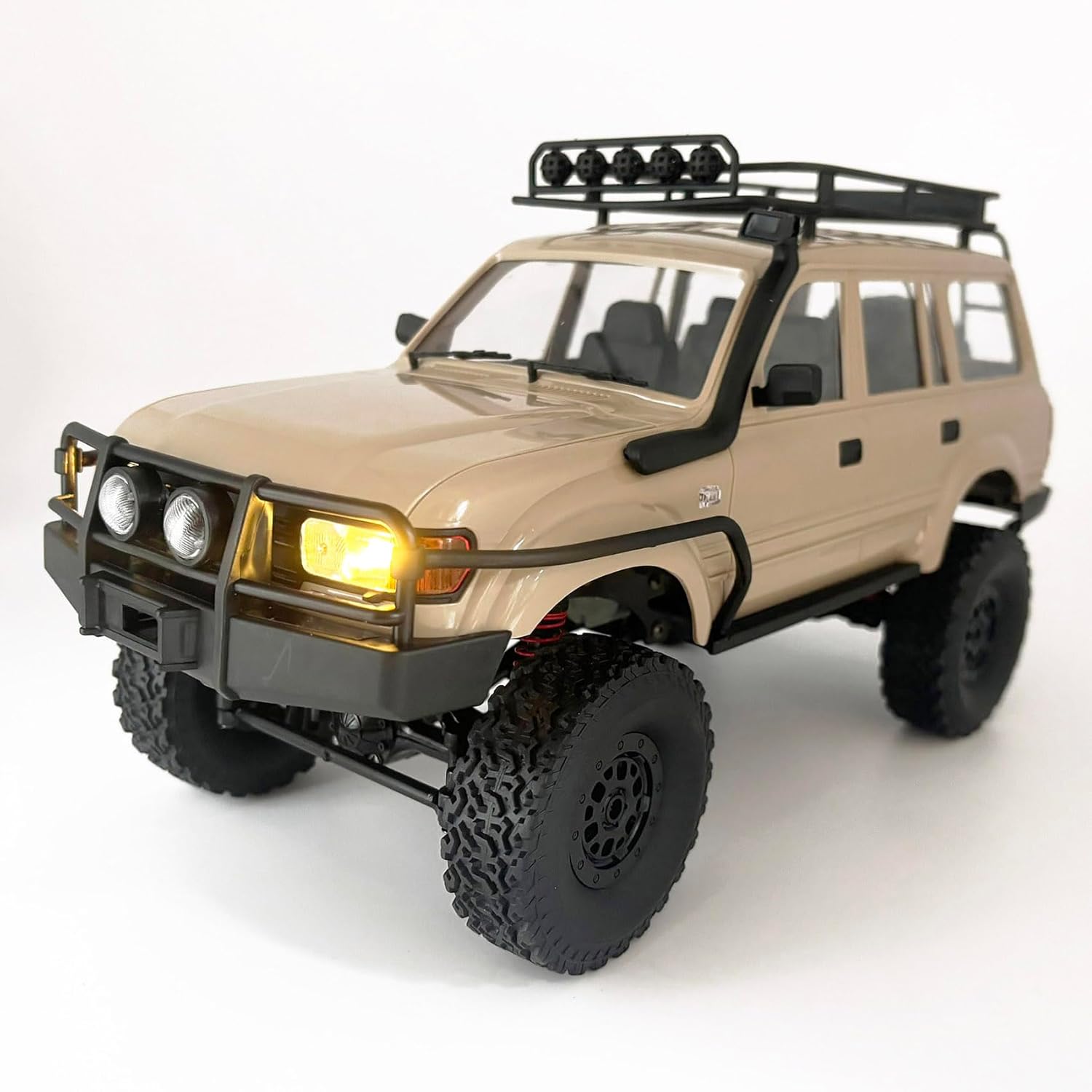 Apawband Apawband RC Rock Crawler Truck 4x4 WPL C54-1 RTR 1/16 Scale Off Road All Terrain with Upgraded Chassis and Motor Gearbox