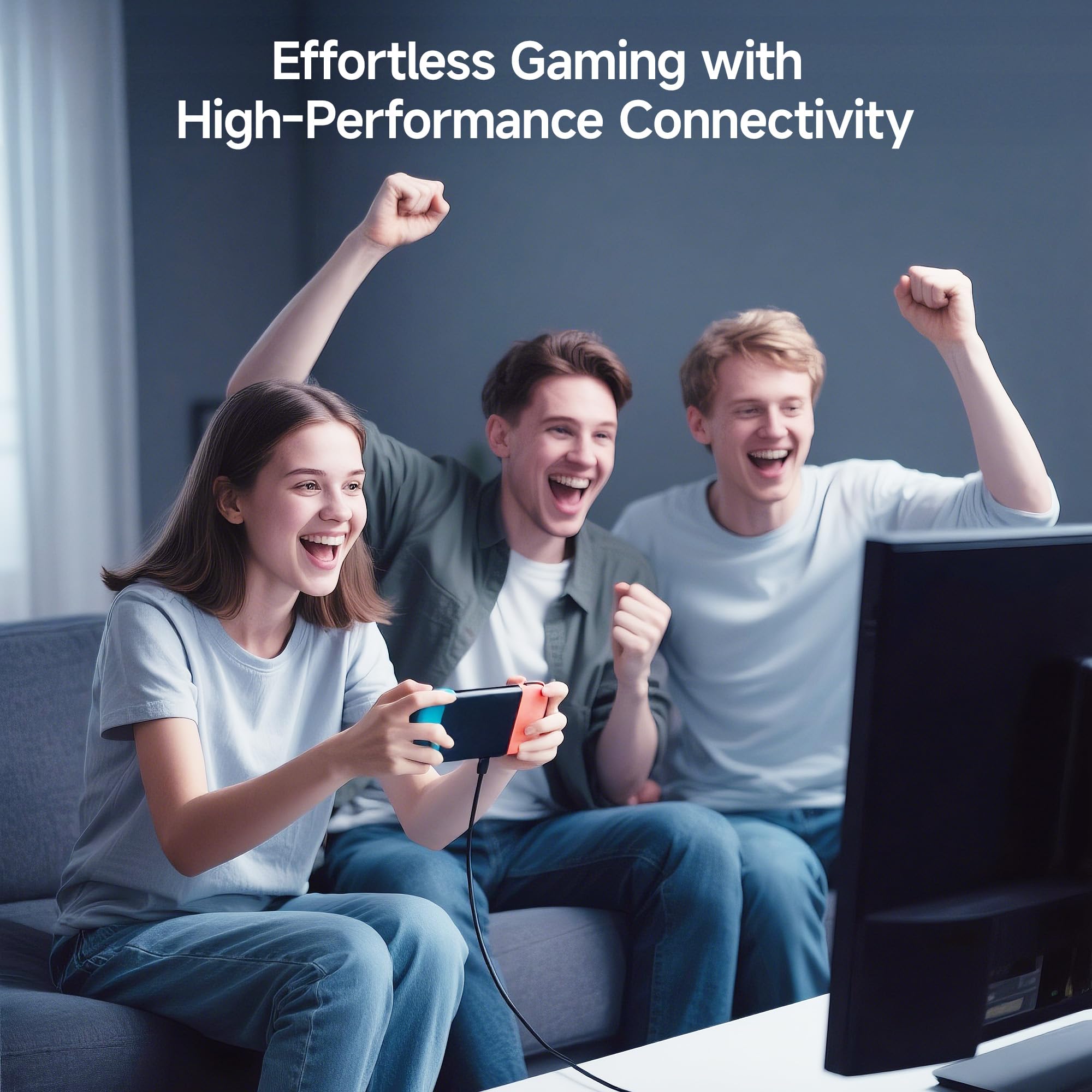 Cable Matters Cable Matters USB4 Cable 6.6ft 20Gbps Long Supports 8K Video 240W Charging Compatible with Thunderbolt 4 and MacBook - View 7 of 7