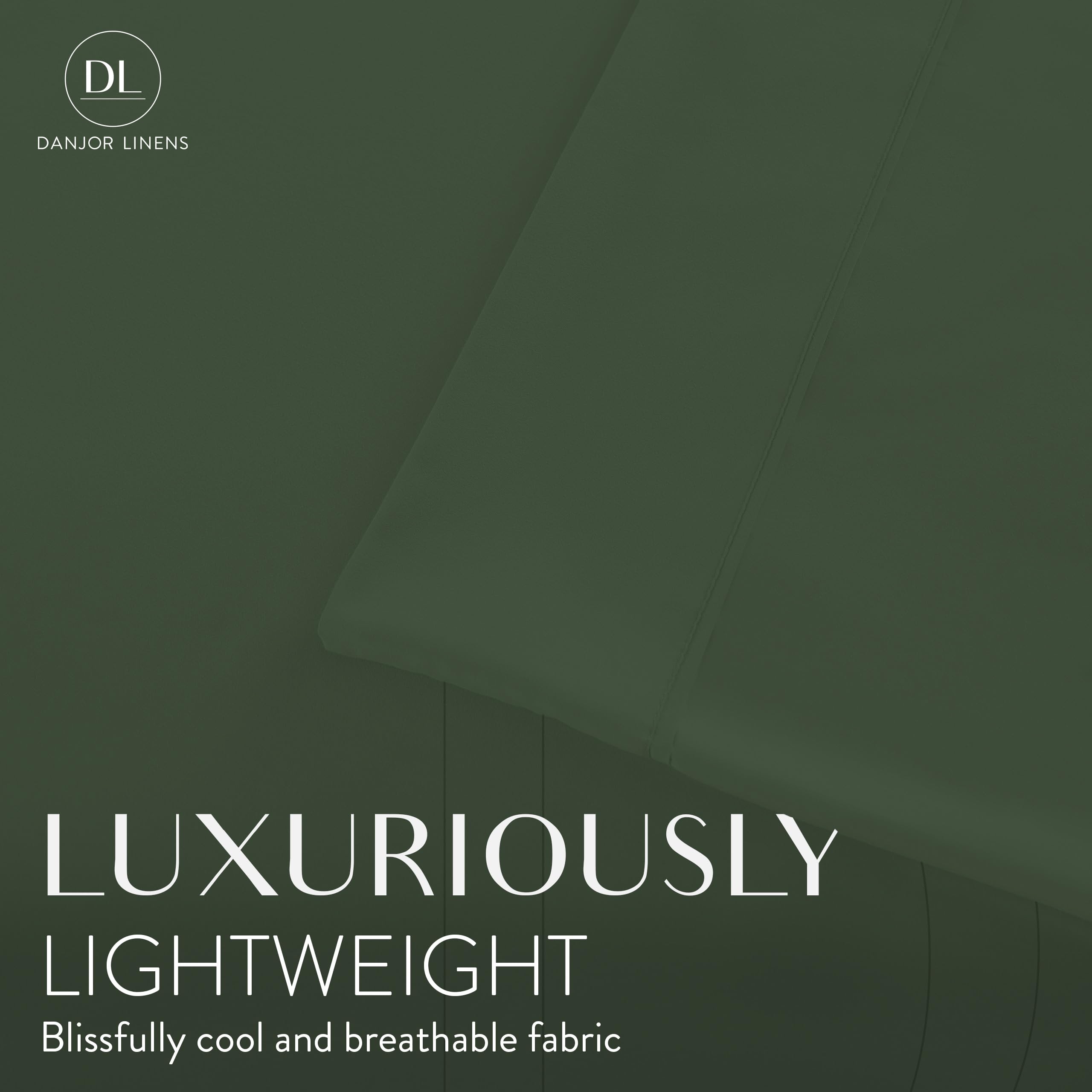 Danjor Linens Danjor Linens King Sheet Set 6 Piece Hotel Quality Microfiber Deep Pocket Cooling Wrinkle Free Machine Washable Sage Color - View 3 of 9