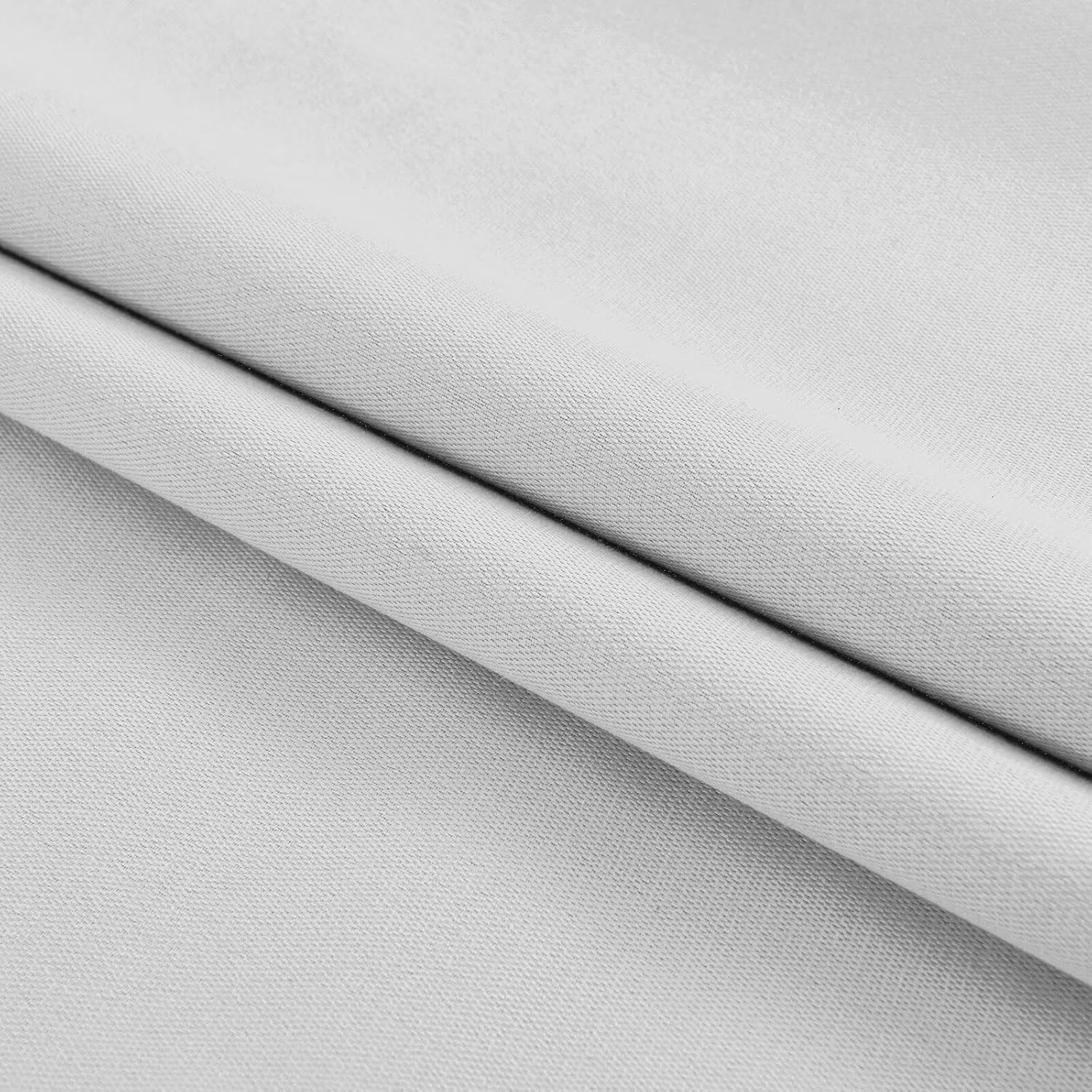 Joydeco Joydeco 100 Blackout Curtains for Bedroom Living Room 96 Inch Long 2 Panels Set White Room Darkening Drapes for Windows