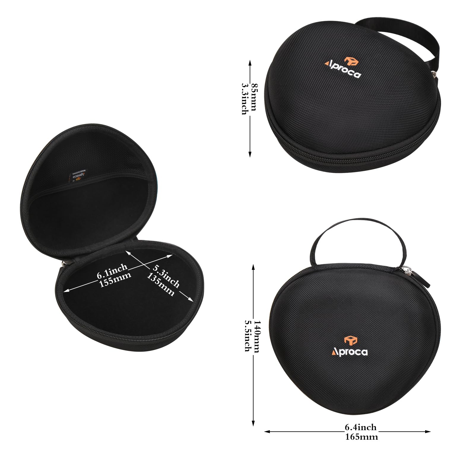 Aproca Aproca Hard Travel Storage Case for BERIBES Bluetooth Over Ear Headphones Durable and Portable Protection - View 6 of 9