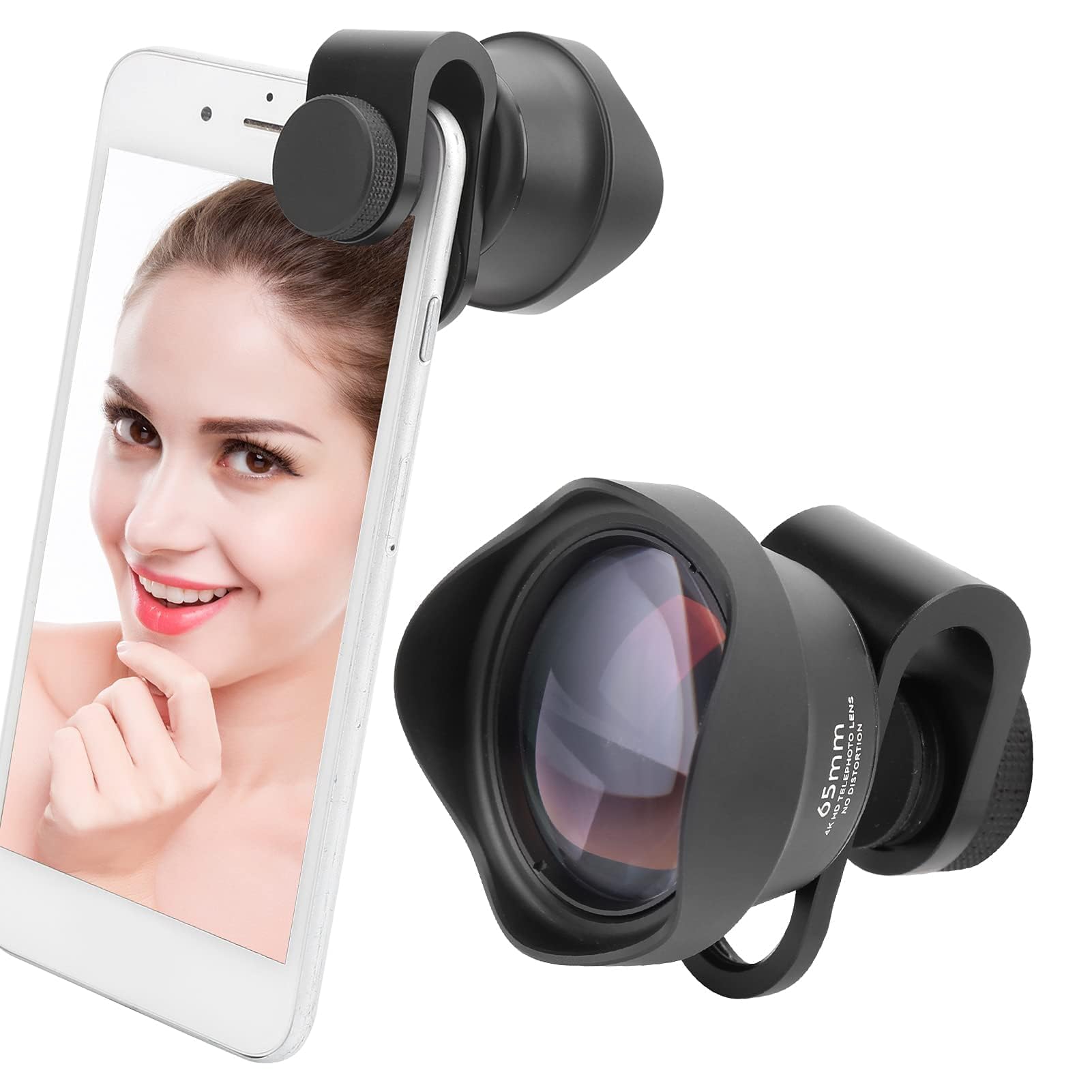 Cyrank 65mm Phone Telephoto Portrait Lens Kit Professional Attachment for Smartphones and iOS Pad External Aspherical Camera Lens - View 6 of 9