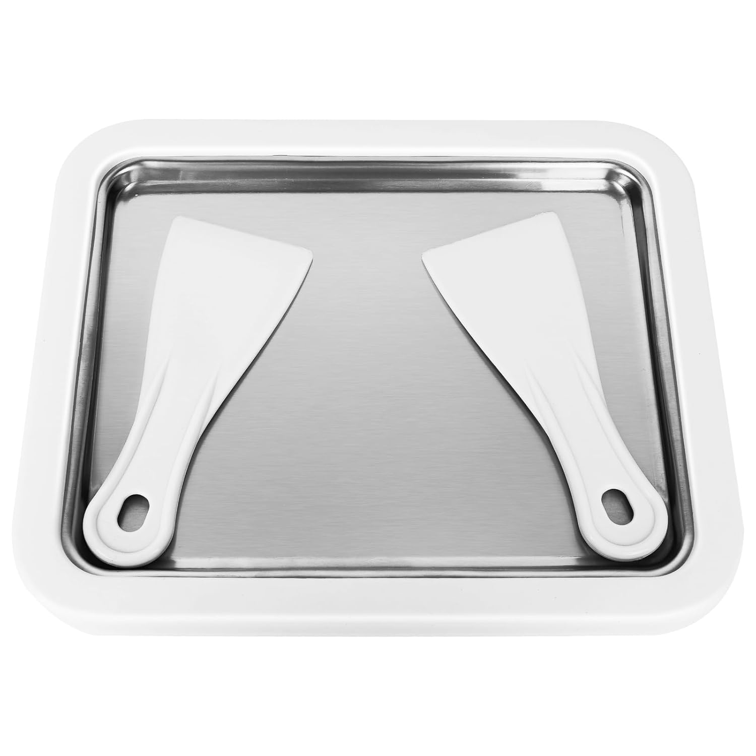 Duelling Dolls DUELLING DOLLS Rolled Ice Cream Maker Kit for Frozen Treats with Color Changing Spoons and Spatulas for Yoghurt Gelato Sorbet and More - View 4 of 7