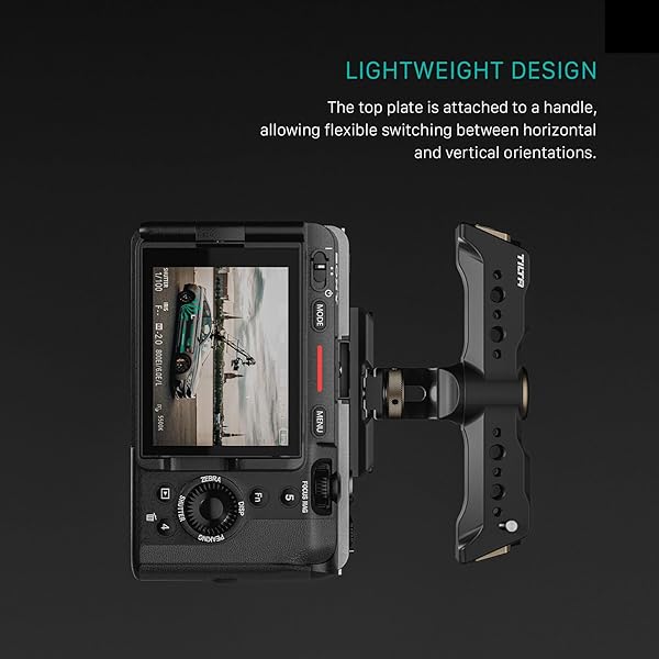 Tilta Tilta Camera Cage for Sony FX3/FX30 V2 - Lightweight Kit with NATO Rail, Cold Shoe & Left Handle (Titanium Gray) - View 5 of 8