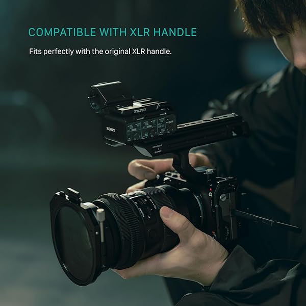 Tilta Tilta Camera Cage for Sony FX3/FX30 V2 - Lightweight Kit with NATO Rail, Cold Shoe & Left Handle (Titanium Gray) - View 6 of 8