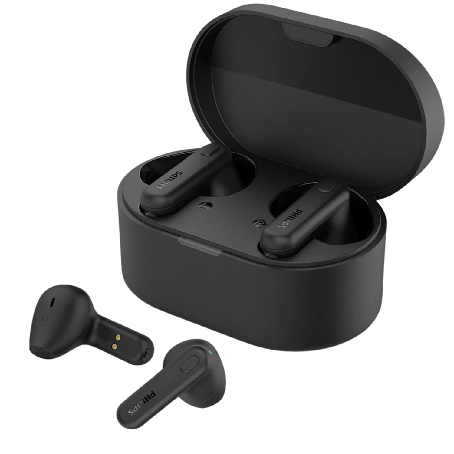PHILIPS True Wireless Earbuds TWS Bluetooth 5.3 Headphones with AI Mic IPX4 Waterproof 15 Hours Playtime Compatible with iPhone Android