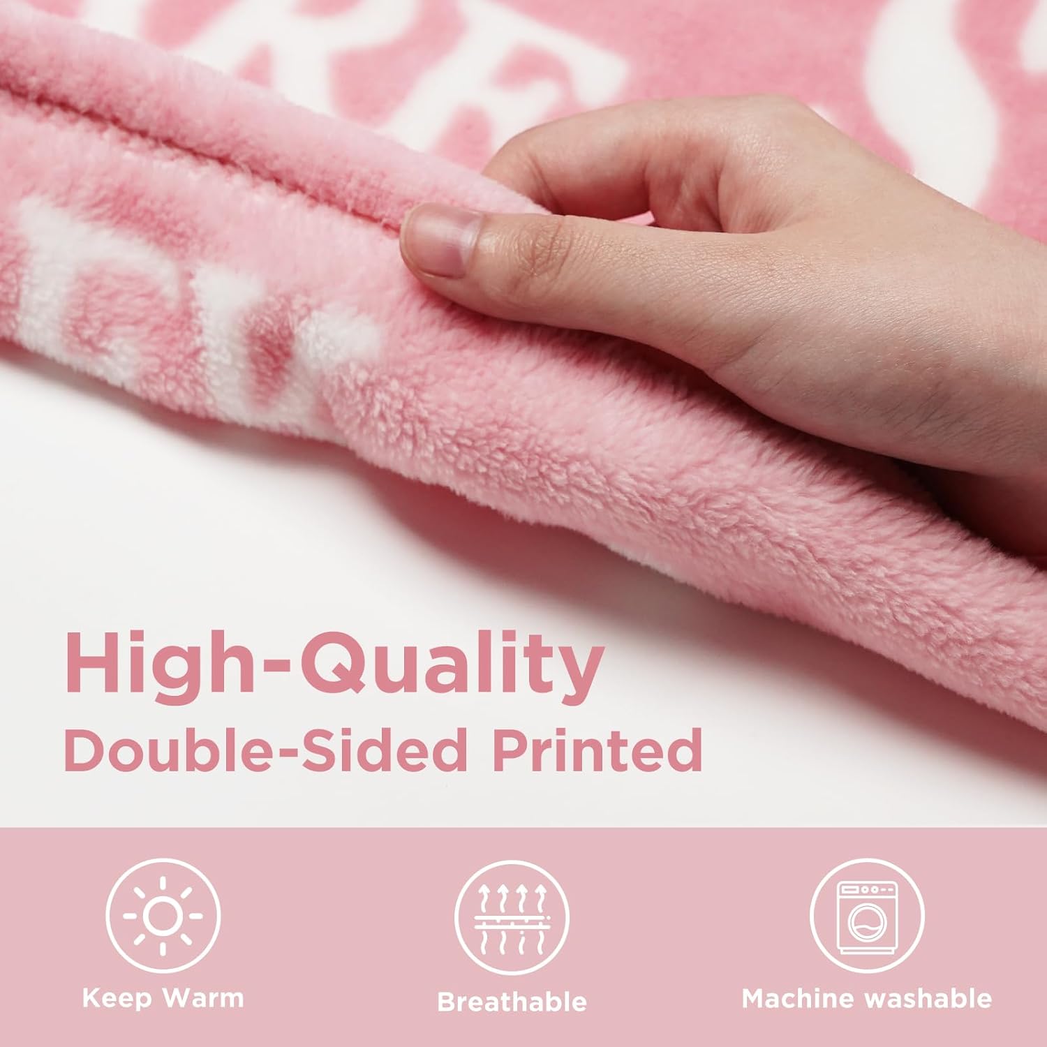 SteadStyle SteadStyle Get Well Soon Gifts for Women Inspirational Blanket for Surgery Recovery Thoughtful Gift for Her Friend Sister Coworker 60 x 50 - View 6 of 8