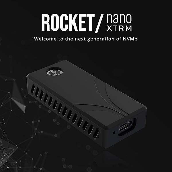 SABRENT SABRENT 1TB Rocket Nano XTRM External SSD: USB 3.2/Thunderbolt 3, 2700MB/s Speeds - Fast Storage Solution - View 4 of 10
