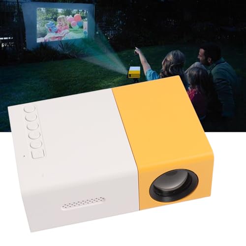Asixxsix Mini Projector 1080P Portable Outdoor Movie Projector USB LED for Home Theater and Camping 24-60inch Projection Size US Plug - View 5 of 9