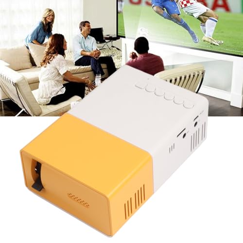 Asixxsix Mini Projector 1080P Portable Outdoor Movie Projector USB LED for Home Theater and Camping 24-60inch Projection Size US Plug - View 6 of 9