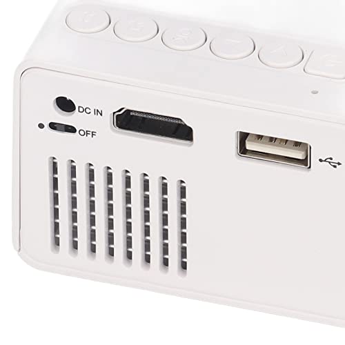 Asixxsix Mini Projector 1080P Portable Outdoor Movie Projector USB LED for Home Theater and Camping 24-60inch Projection Size US Plug - View 9 of 9