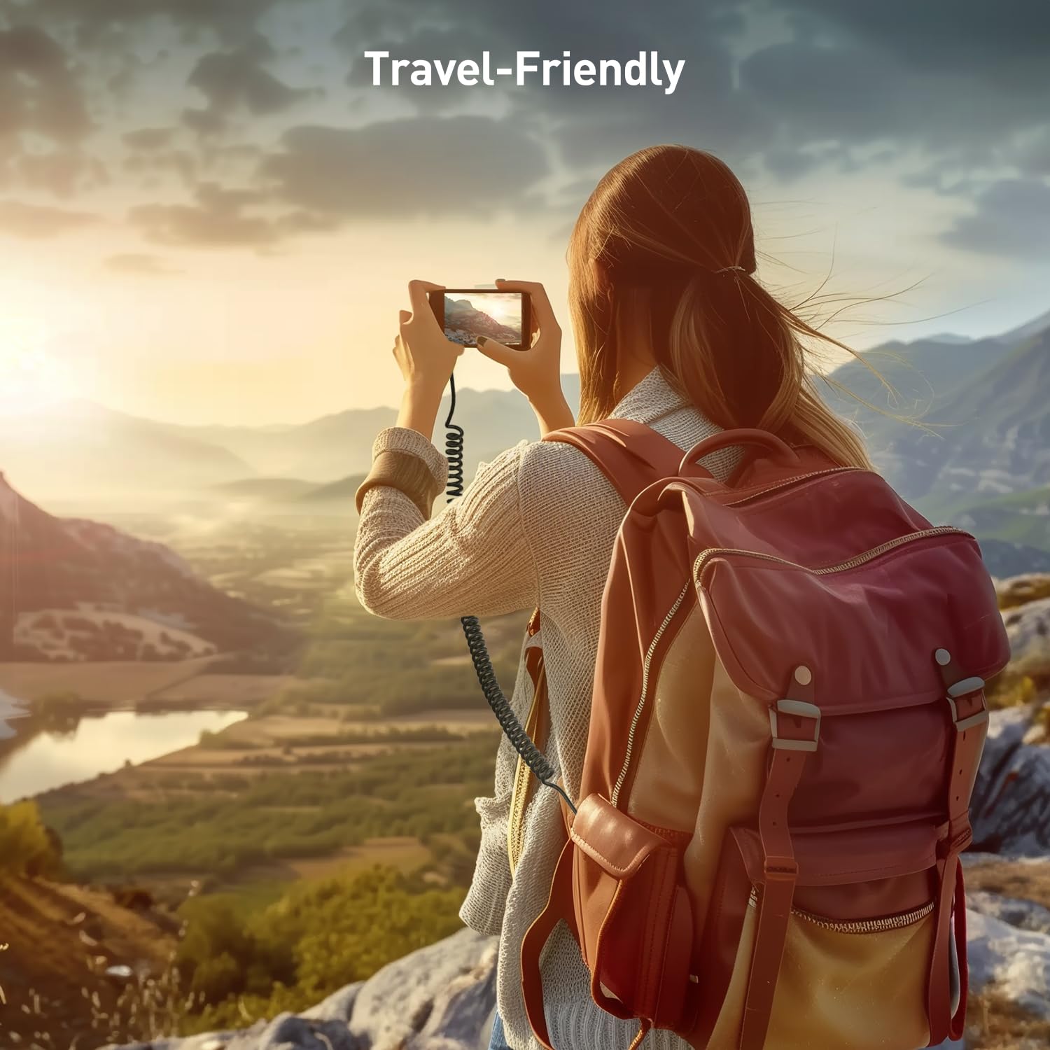 Cable Matters Cable Matters Coiled USB C to USB C Cable 1-4 Feet 60W Charging 480Mbps Data Transfer Compatible with Apple CarPlay Android Auto iPhone 16 Galaxy S24 - View 7 of 7