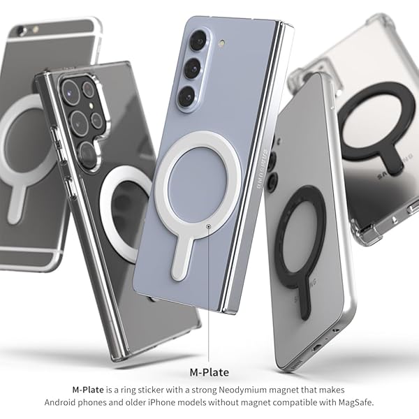 Sinjimoru Sinjimoru MagSafe Phone Grip: Soft Silicone Finger Holder for iPhone 16/15/14/13/12 - Comfortable One-Touch M-Tap Tok Lavender - View 9 of 9